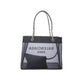 Black Polyester Tote Bag
