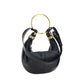 Black Calf Leather Bos Taurus Handbag