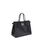 Black Calf Leather Bos Taurus Shoulder Bag