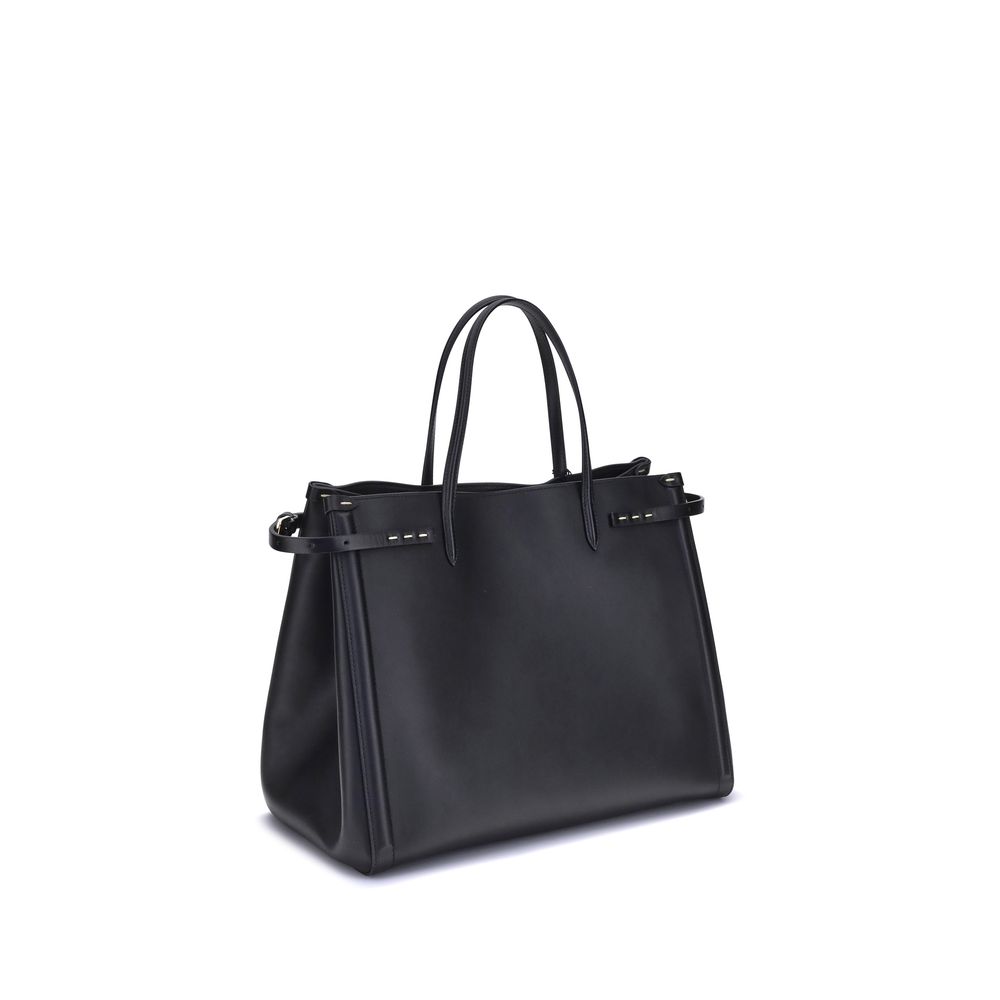 Black Calf Leather Bos Taurus Shoulder Bag