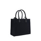 Black Cotton Shoulder Bag