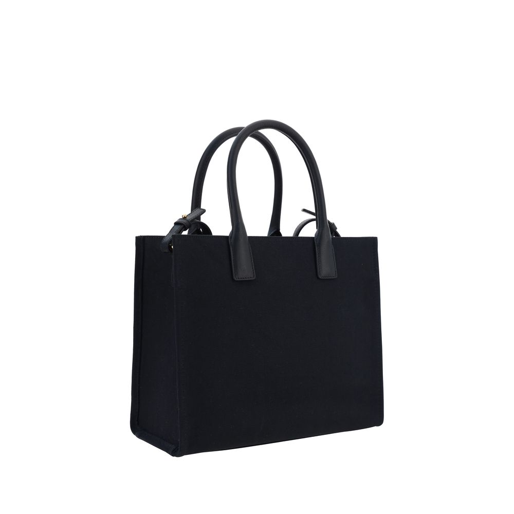 Black Cotton Shoulder Bag