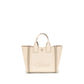 Beige Cotton Handbag