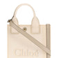 Beige Cotton Handbag