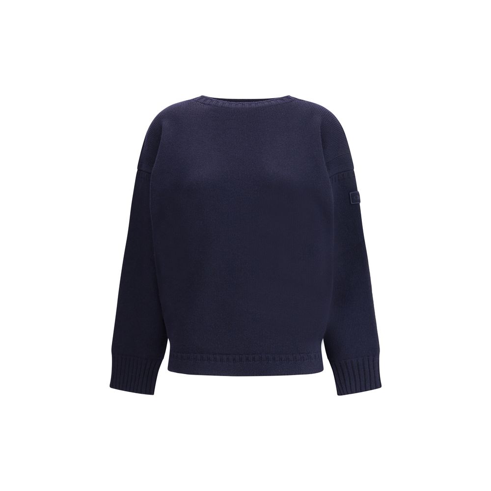 Blue Wool Sweatshirt
