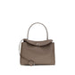 Gray Calf Leather Bos Taurus Shoulder Bag