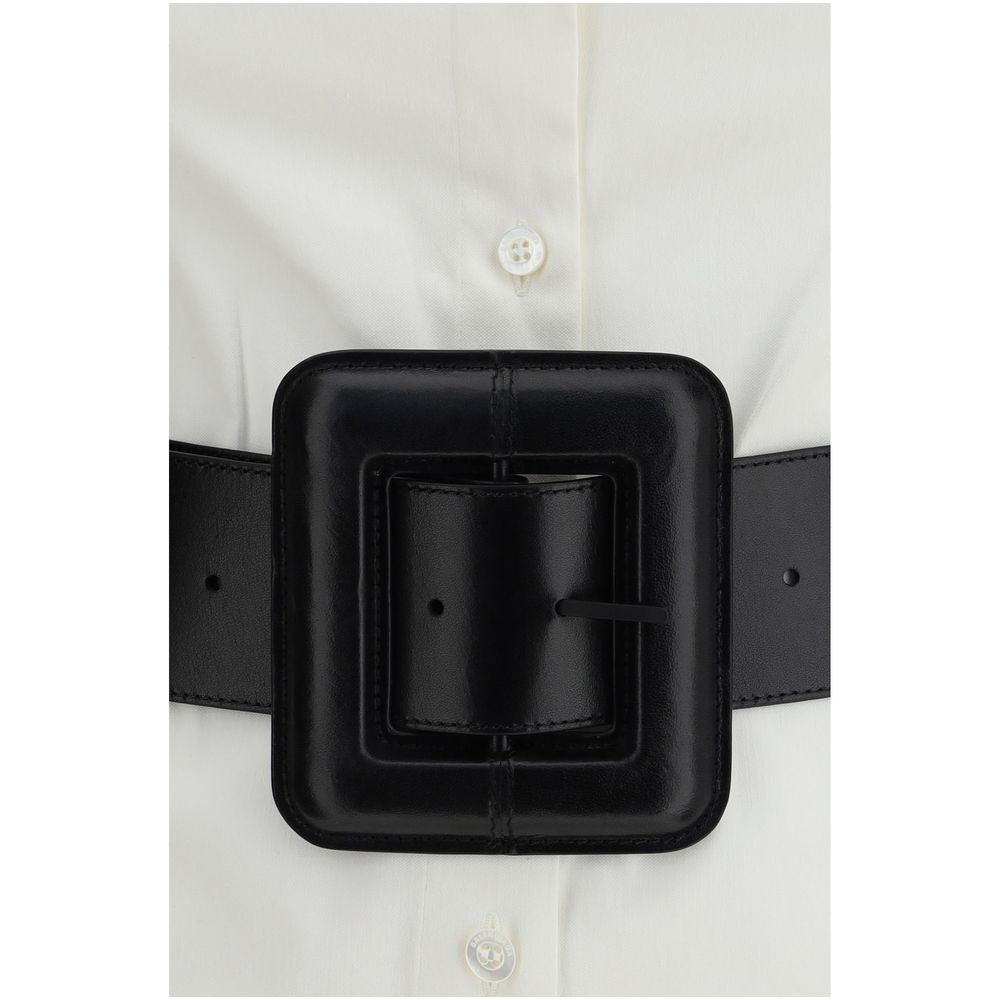 White Cotton Casual Dress