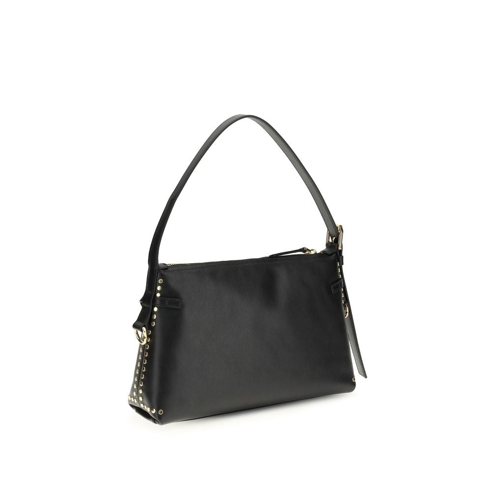 Black Calf Leather Bos Taurus Shoulder Bag