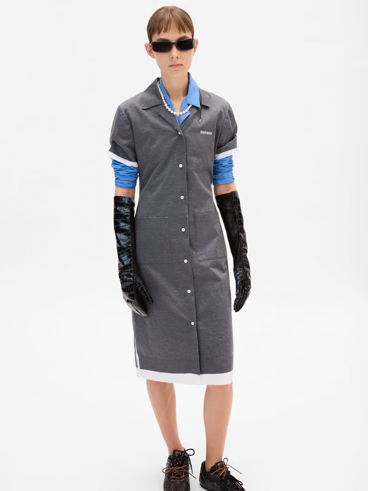 New Balance X Miu Miu 530 SL suede sneakers